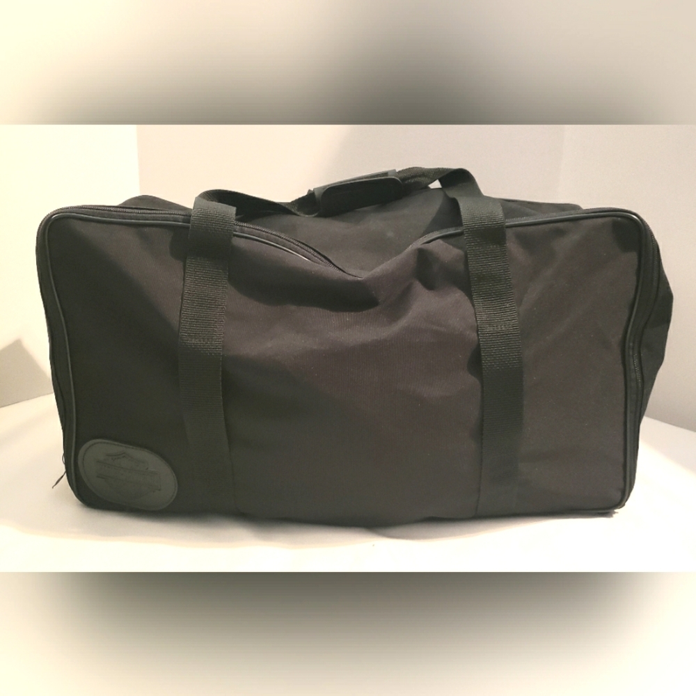 Harley Davidson Zip Duffle Bag Black